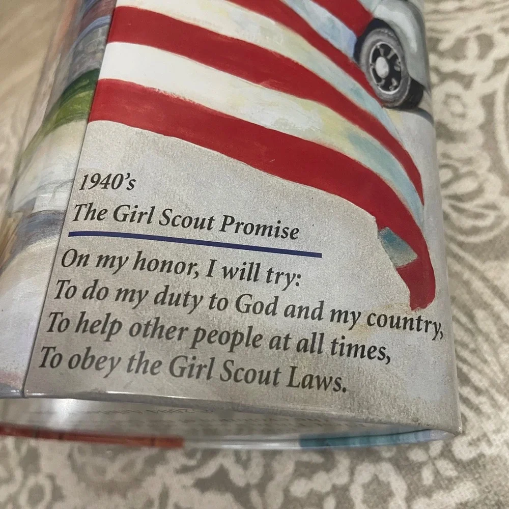 2004 Ashdon Farms Girl Scout Tin 1940s Promise Collectible Commemorative